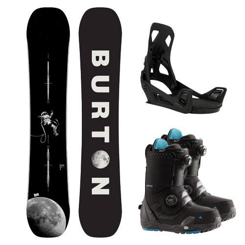 Snowboard Packages with Step-On Bindings